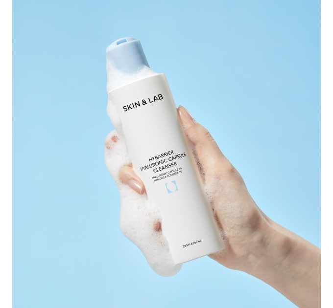 SKIN&LAB Hybarrier Hyaluronic Capsule Cleanser: увлажняющий гель для умывания