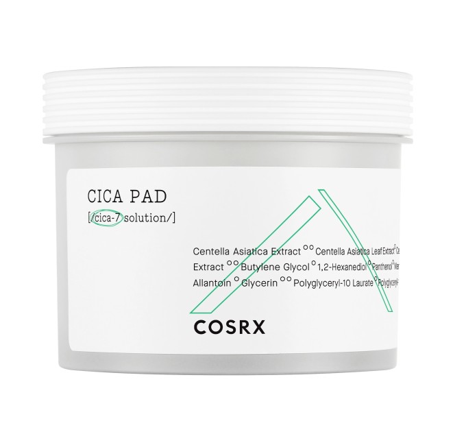 Pure Fit Cica Pad COSRX: диски для лица, 90 шт.