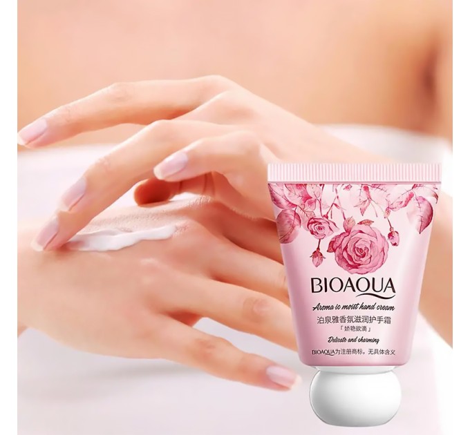 Увлажняющий крем для рук BIOAQUA Aroma Ic Moist Hand Cream Delicate and Charming – надежная защита от высыхания