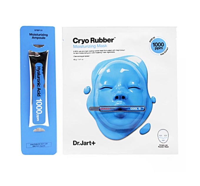 Восстановление кожи с маской Dr. Jart Cryo Rubber с гиалуроновой кислотой