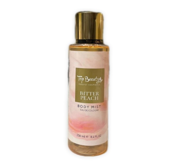 Насолоджуйтесь свіжістю з Парфумованим спреєм для тіла Top beauty Bitter Peach 250ml