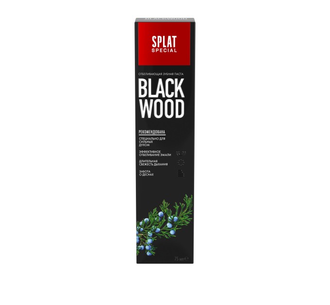 Зубная паста SPLAT Special Blackwood 75 мл – уникальный уход для здоровья вашей улыбки на agon-v.com.ua