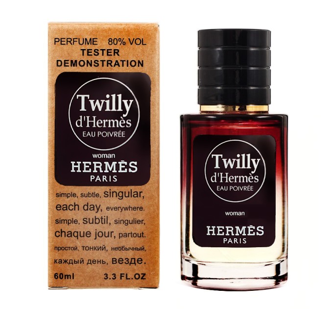 Погрузитесь в мир уникального аромата: Тестер Hrmes Twilly d'Hrmes Eau Poivree - Selective Tester 60ml