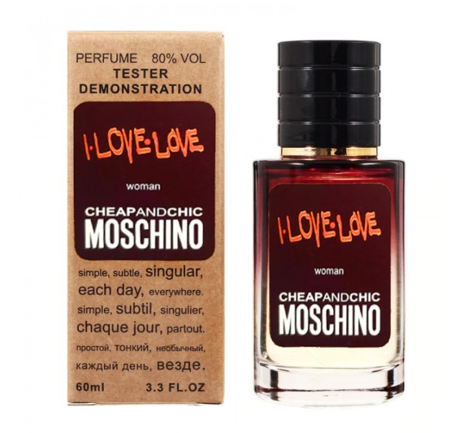 Опробуйте уникальность Moschino I Love Love - Selective Tester 60ml