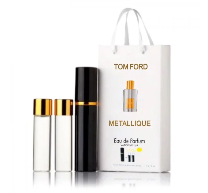 Элегантный набор Tom Ford Metallique 3x15ml - Trio Bag: идеальный выбор для стильных женщин