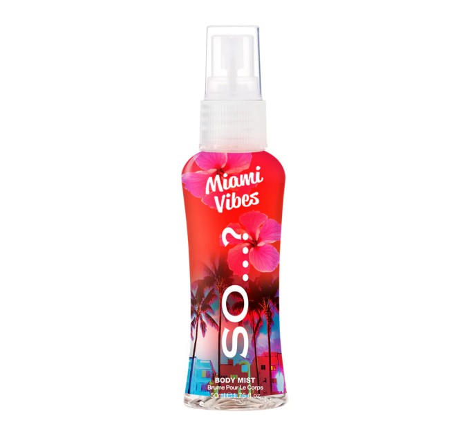 Освежающий спрей для тела Miami Vibes Body Mist So...? 50 мл – летний аромат, который дарит ощущение Майами