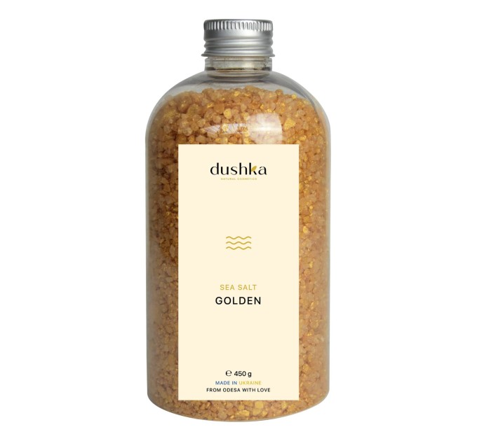 Освежающая Соль для ванны Dushka Golden 450 г