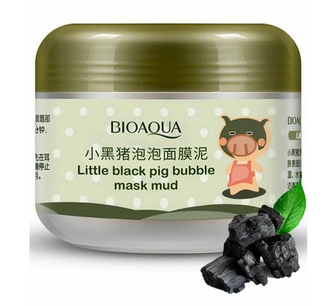 Маска для лица Bioaqua Little Pig Bubble Mask Mud: инновационный уход в 100 граммах