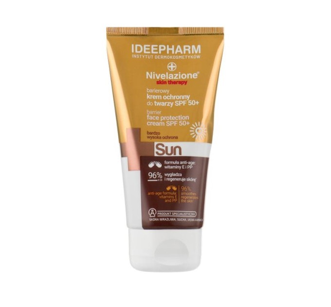 H1: Крем для лица SPF 50+ Nivelazione Skin Therapy Sun от Farmona - защита и уход за кожей