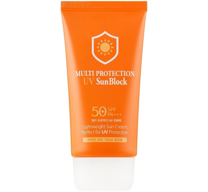 Солнцезащитный крем 3W Clinic Multi Protection UV Sun Block SPF 50+ 70 мл (8809317119960)