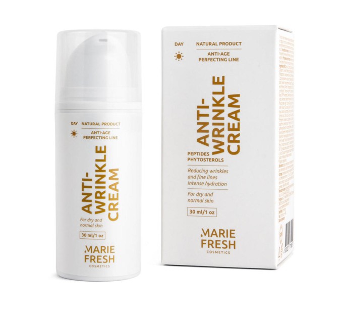 Новый крем Marie Fresh cosmetics: борьба с морщинами для сухой и нормальной кожи!