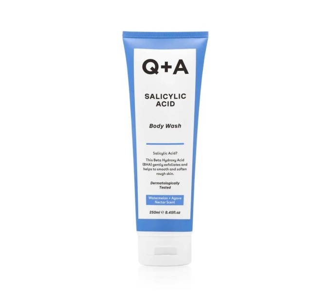 Очищающий гель для тела с салициловой кислотой Q+A Salicylic Acid Body Wash 250 мл