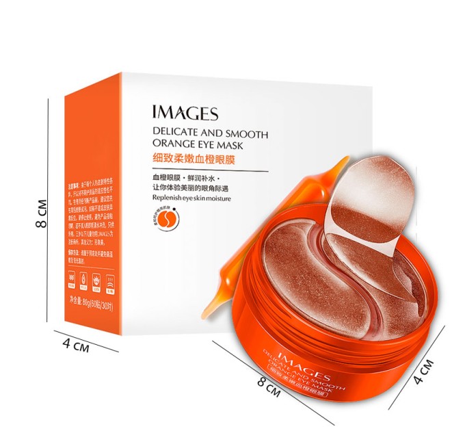 Гидрогелевые патчи для глаз с апельсиновым маслом - IMAGES Blood Orange Essence