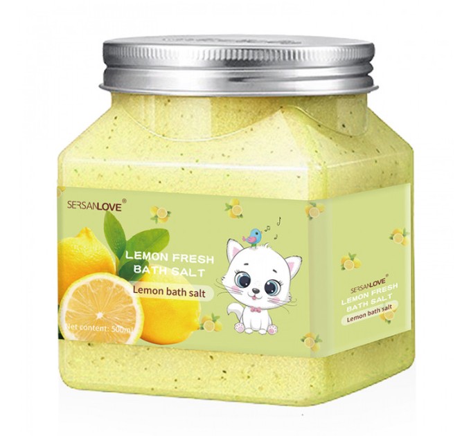 Освежающий скраб для тела с лимонным экстрактом - SERSANLOVE Lemon Fresh Bath Salt