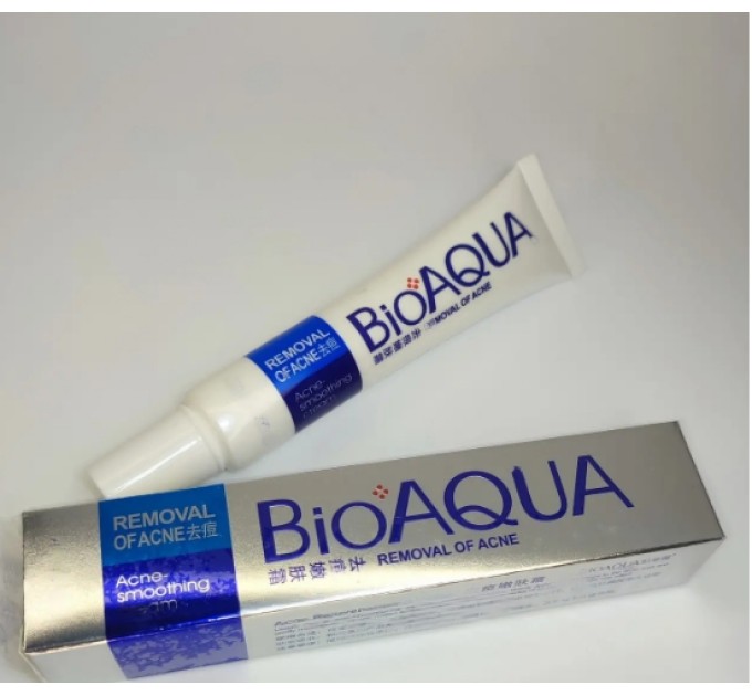 Bioaqua Removal Of Acne - эффективный крем для лица от прыщей и акне