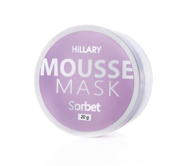 Мусс-маска Sorbet Hillary 20 г: смягчение и освежение для вашего лица