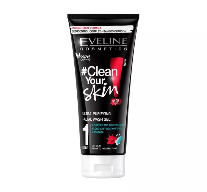 Очистите свою кожу с гелем для умывания Clean Your Skin Eveline 200 мл