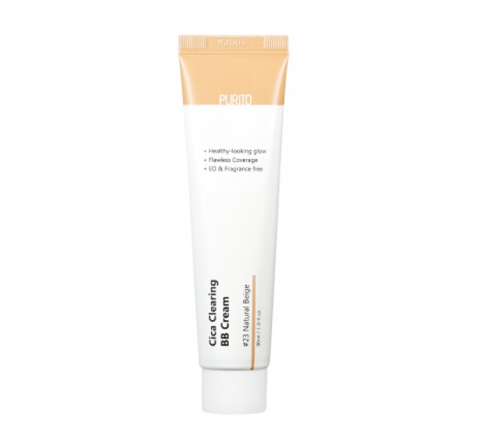 BB-крем с центелой: PURITO Cica Clearing BB Cream #23 Natural Beige 30 мл