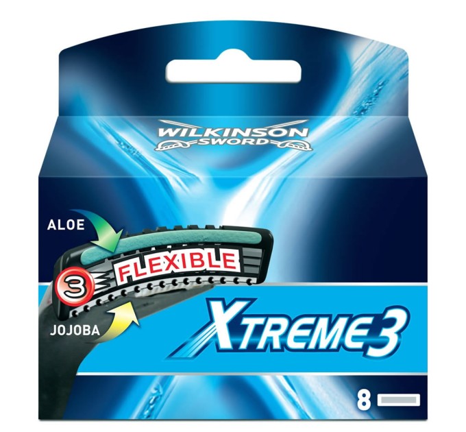 Сменные кассеты Wilkinson Sword Xtreme 3 - 8 шт (01239): идеальное решение для комфортного бритья