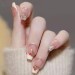 Nail Overlays with Bananahall R406 Beige Glue - 24 pcs (A9873) at agon-v.com.ua