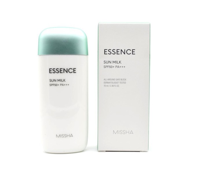 Защитите свою кожу с эссенцией All around Safe Block Essence Sun Milk SPF50+/PA+++ Missha