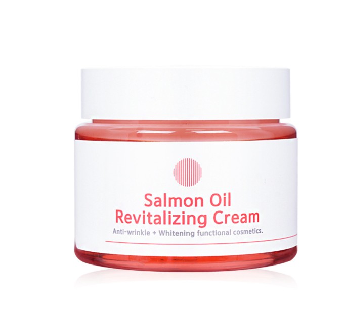 Восстанавливающий крем для лица с маслом лосося Eyenlip Salmon Oil Revitalizing Cream 80 г (8809555252627)