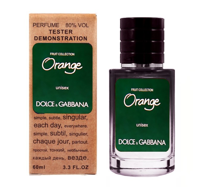 Духи Dolce&Gabbana Orange - Selective Tester 60ml: яркий аромат в удобном формате