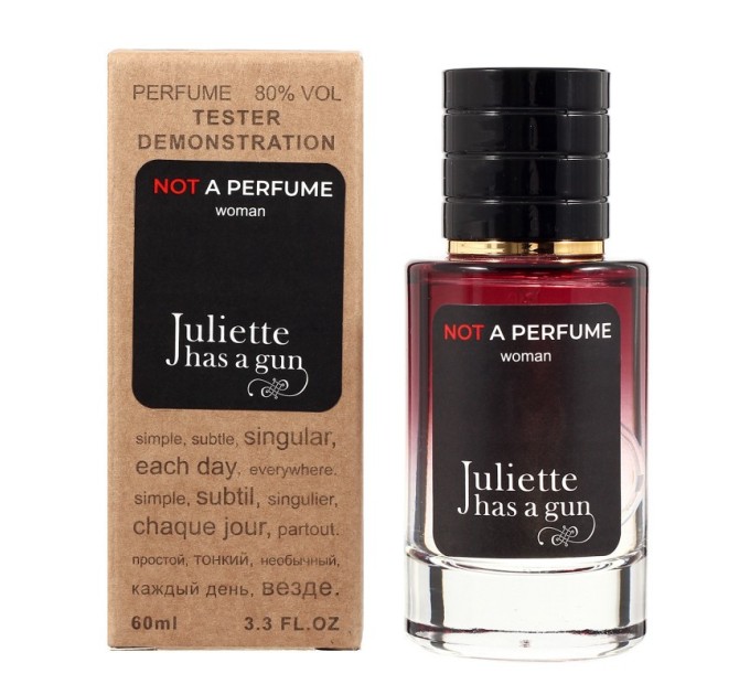 Необычный тестер Juliette Has A Gun Not a Perfume - выборочный вариант 60 мл