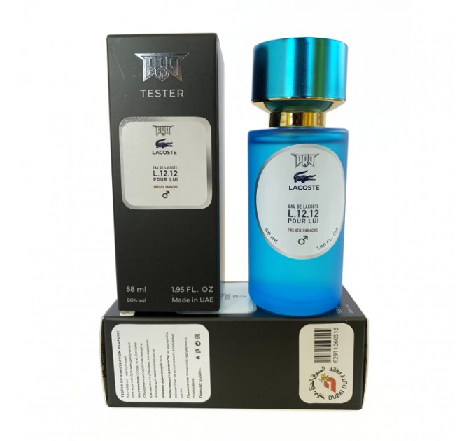 Парфюм Lacoste Eau De Lacoste L.12.12 Pour Lui French Panache Tester 58ml – Оригинальная Свежесть для Настоящих Мужчин