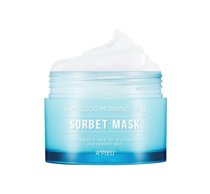 Утренняя маска Apieu Good Morning Sorbet Mask - сияние и свежесть для вашего лица