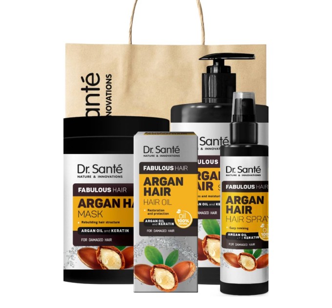 Набор Dr.Sante Argan Hair Роскошные волосы - идеальное решение для восстановления и укрепления волос