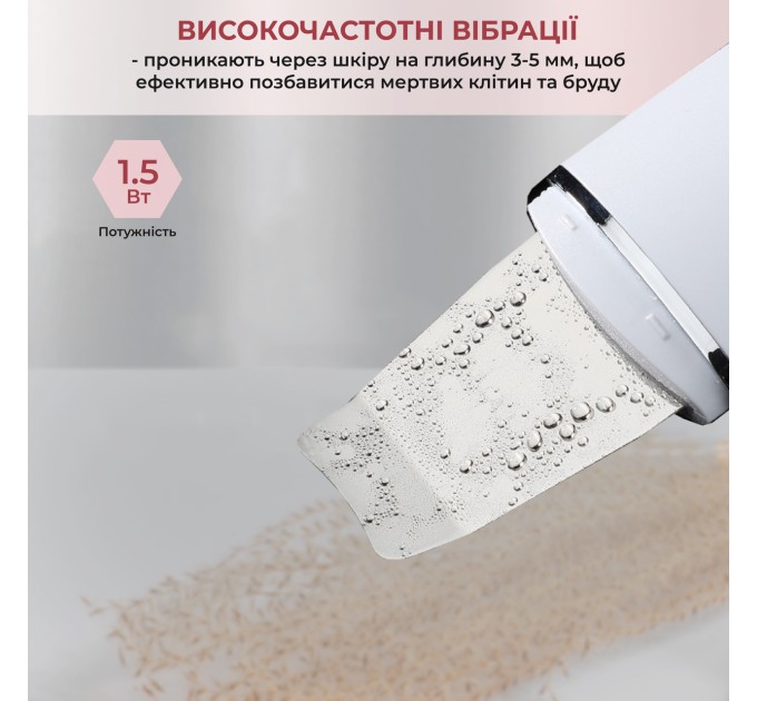 Эффективная чистка лица с помощью Ultrasonic Skin Scrubber С3