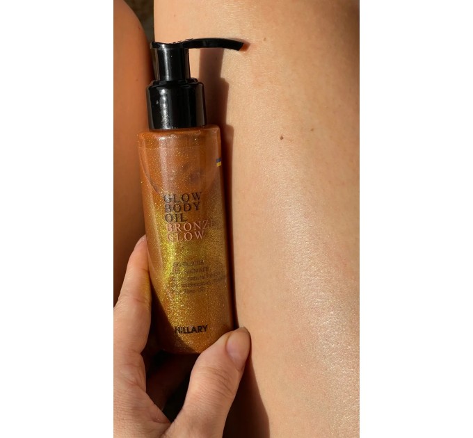 Добро пожаловать в мир сияющего загара с маслом Chic Bronze Glow Body Oil Hillary!