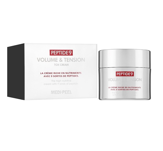 Мощный лифтинг-крем Medi-Peel Peptide 9 Volume and Tension Tox Cream - идеальное решение для борьбы с возрастными изменениями