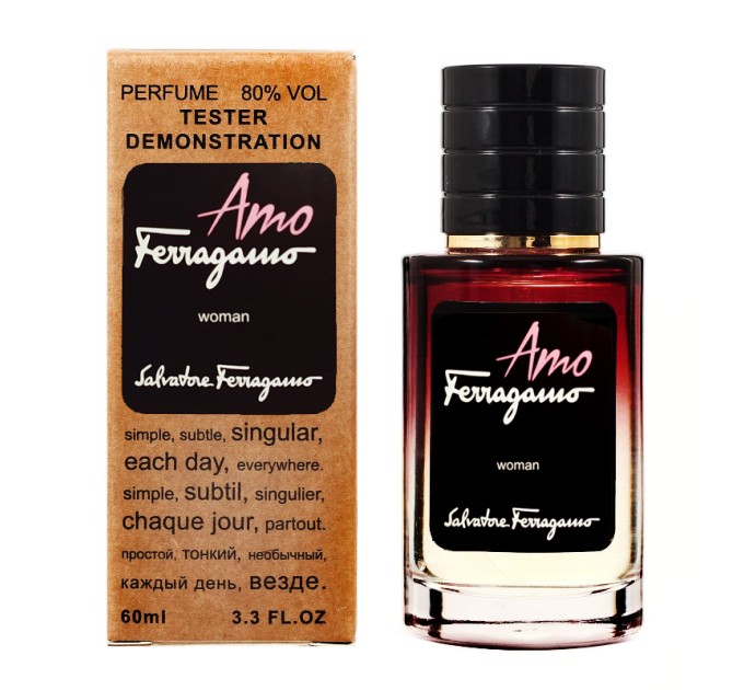 Насыщенный аромат: тестер Salvatore Ferragamo Amo Ferragamo - Selective Tester 60ml