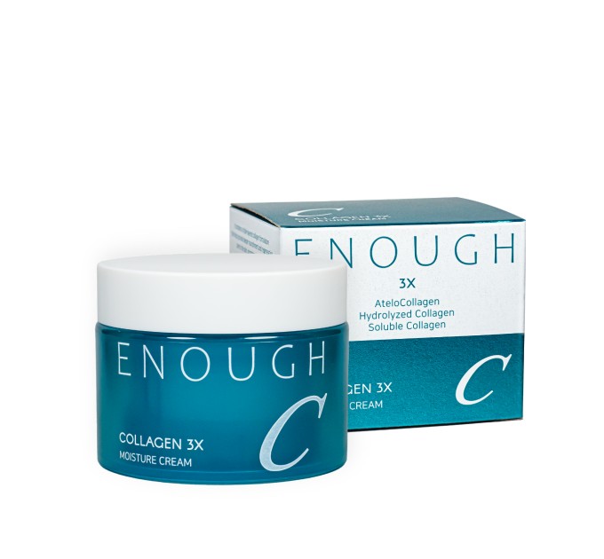 Крем для лица увлажняющий Enough Collagen 3X Moisture Cream с коллагеном 50 мл (EN 9871)