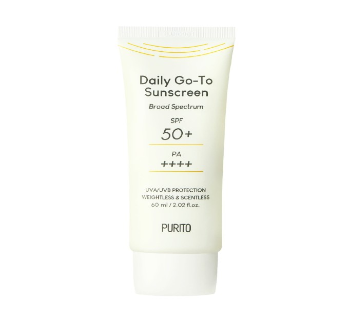 Защита от солнца с PURITO Daily Go-To Sunscreen SPF 50 PA++++