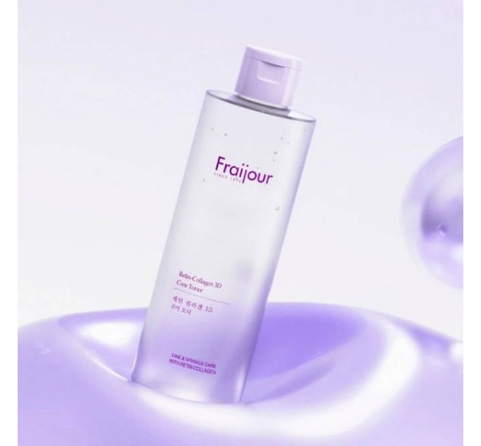 Подтягивающий тонер для лица с коллагеном и ретинолом Fraijour Retin-Collagen 3D Core Toner 250 мл (8802929008080)