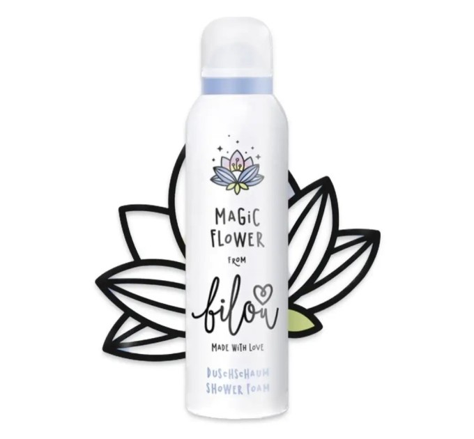 Освежающая Пенка для душа Bilou Magic Flower 200 мл