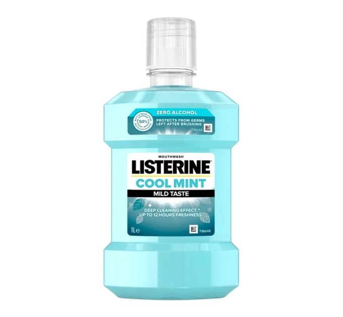 Освежите вашу полость рта с Listerine Свежая мята 1000 мл!