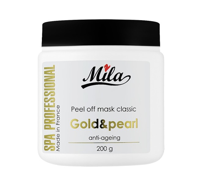 Альгінатна маска Mila Peel Off Mask Enjoy Gold Perfect з золотом і перлами для боротьби зі зморшками 200 г