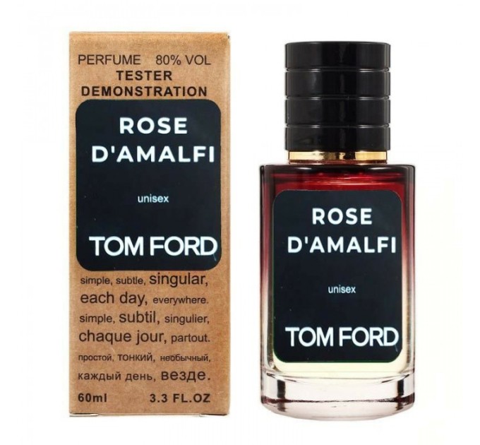 Тестер Tom Ford Rose D'Amalfi 60ml - утонченный парфюм для истинных ценителей