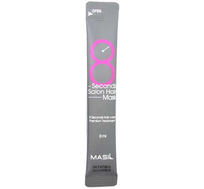 Восстанавливающая маска для поврежденных волос Masil 8 Seconds Salon Hair Mask 1 шт 8 мл (8809494545699)