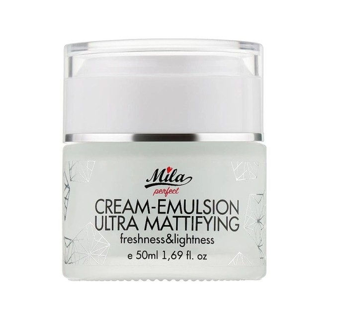 Крем-эмульсия Mila Cream-emulsion ultra mattifying perfect нежно мотирующая 50 мл (3702263057506)