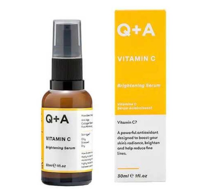 Осветляющая сыворотка Q+A Vitamin C для лица