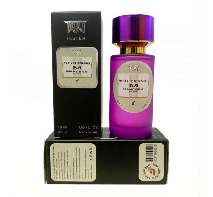 Искусственная чувственность: Mancera Vetiver Sensuel - Tester 58ml