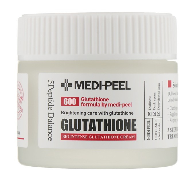 Осветляющий крем с глутатионом Medi-Peel Bio Intense Glutathione White Cream 50 г: ультраэффективная борьба с пигментацией