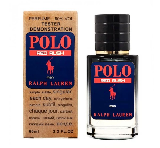 Изысканный аромат: Парфюм Ralph Lauren Polo Red Rush - Selective Tester 60ml на agon-v.com.ua