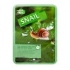 Зволожуюча маска для обличчя May Island з муцином равлика - Real Essence Snail Mask Pack 25 мл (8809515401041)