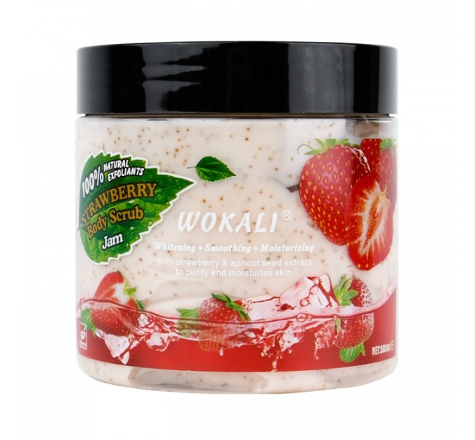 Wokali Body Scrub Jam Strawberry: нежный уход для вашего тела